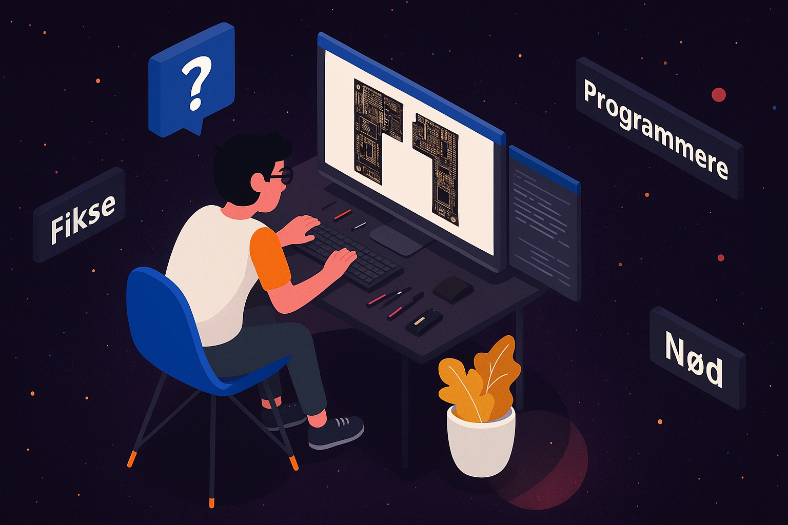 AI-robot illustrasjon